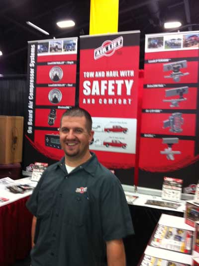 Aaron at 4-Wheel Show, April 2012