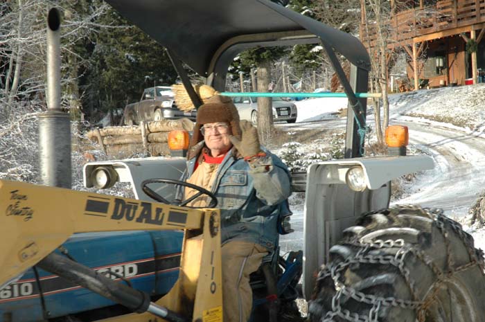 Bud Boisen, Christmas 2009 at Hauser Lake