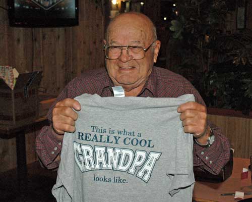Grandpa Boisen at Longhorn BBQ, Spokane