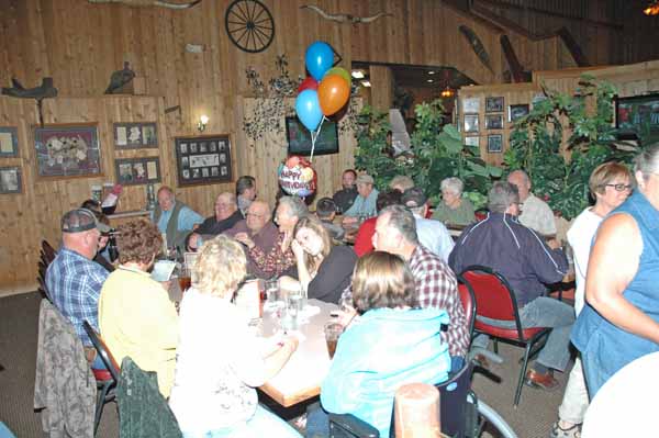 Sixty attended party