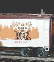 Olympia Beer Boxcar