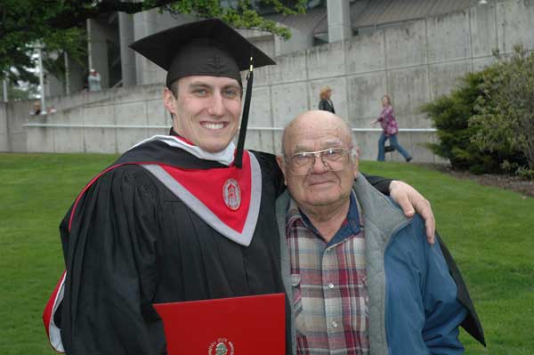 Adam Ganders & Grandpa Bud Boisen, 5-8-2010