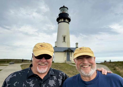 Buba and Larry, Yaquina Head