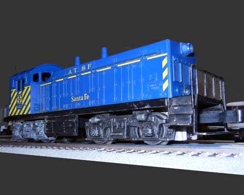 Larry's First Train, Lionel Santa Fe switcher