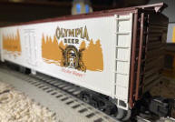 Olympia Beer Box Car